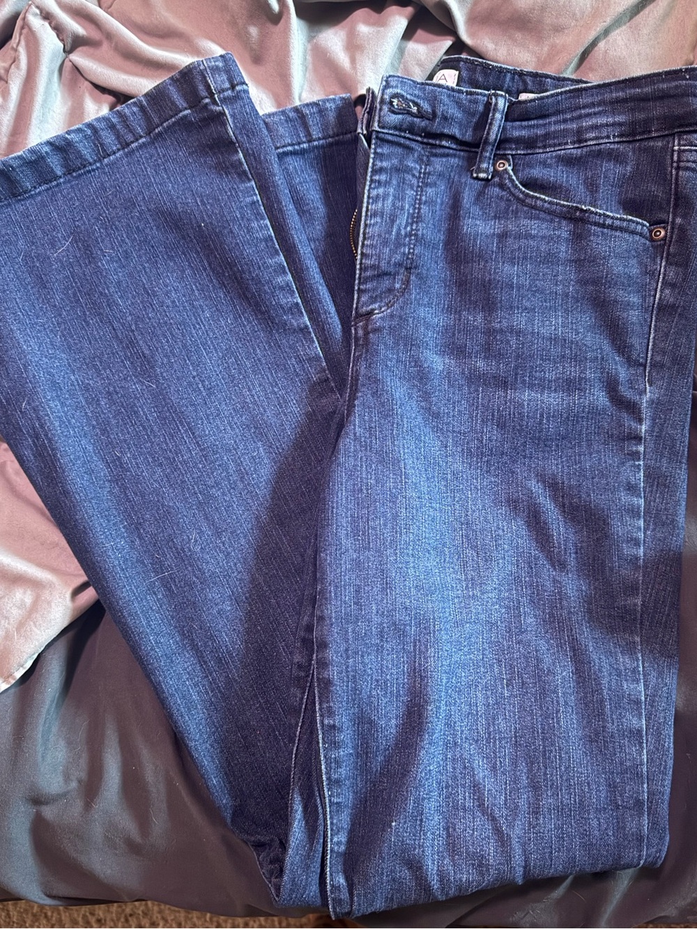 Sofia Vergara - Women's Dark Blue Flare Jeans - 8S